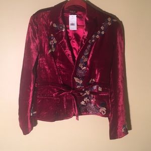 Stunning Boho Joolay Velvet Jacket